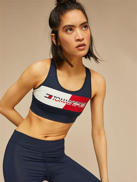 tommy hilfiger sports bra set.